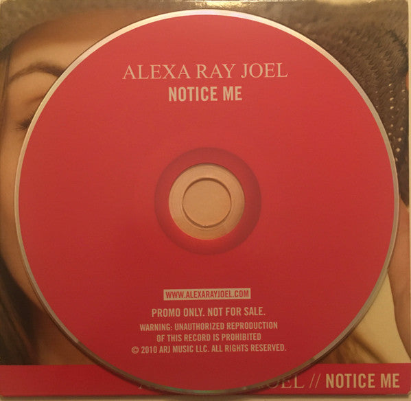 Alexa Ray Joel : Notice Me (CD, Single, Promo)