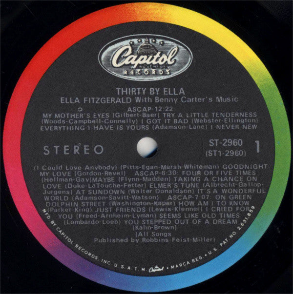 Ella Fitzgerald : 30 By Ella (LP, Album, Los)