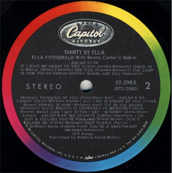 Ella Fitzgerald : 30 By Ella (LP, Album, Los)