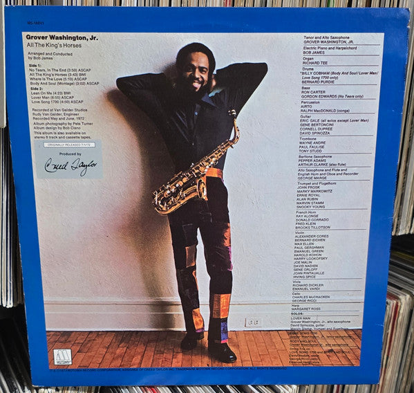 Grover Washington, Jr. : All The King's Horses (LP, Album, RE)