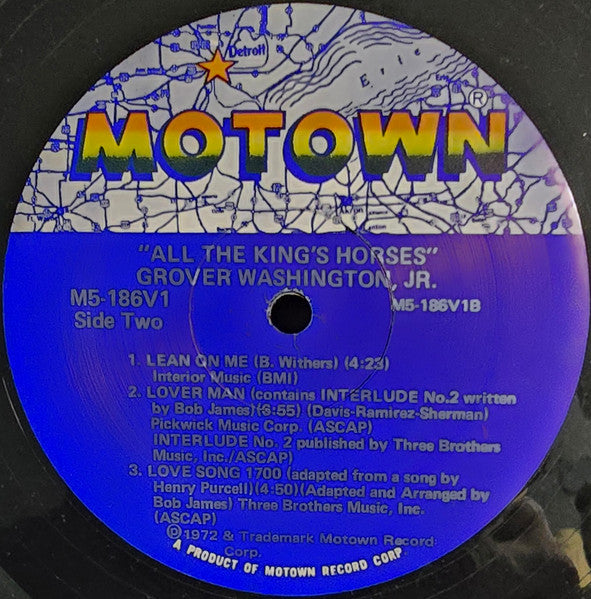 Grover Washington, Jr. : All The King's Horses (LP, Album, RE)