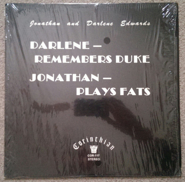 Jonathan And Darlene Edwards : Darlene Remembers Duke Jonathan Plays Fats (LP)