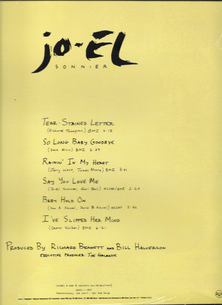 Jo-El Sonnier : Jo-El (12", Promo)