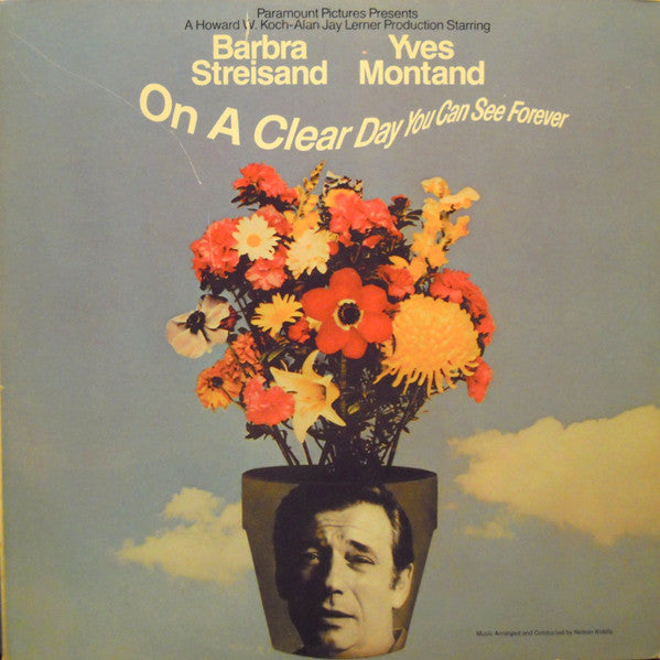 Barbra Streisand, Yves Montand : On A Clear Day You Can See Forever (LP, Album, Pit)