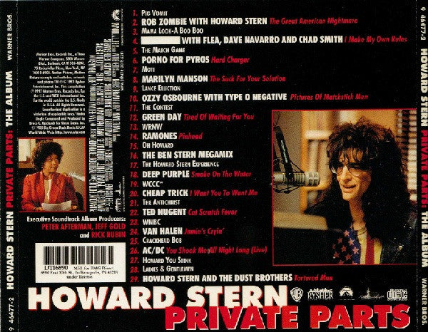 Various : Howard Stern: Private Parts (The Album) (CD, Comp, Club)