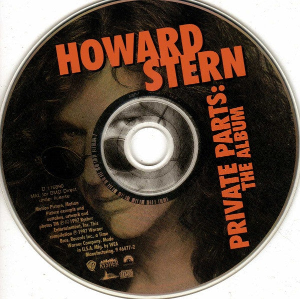 Various : Howard Stern: Private Parts (The Album) (CD, Comp, Club)