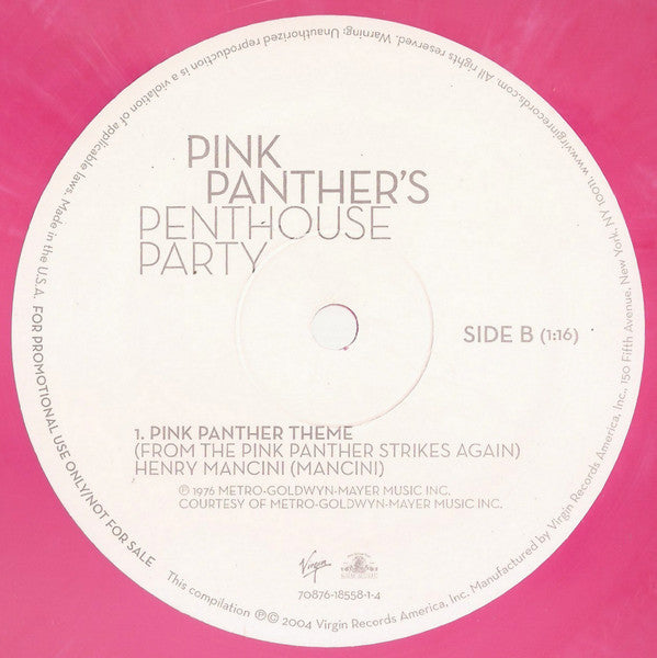 Henry Mancini : Pink Panther's Penthouse Party (12", Comp, Ltd, Promo, Pin)