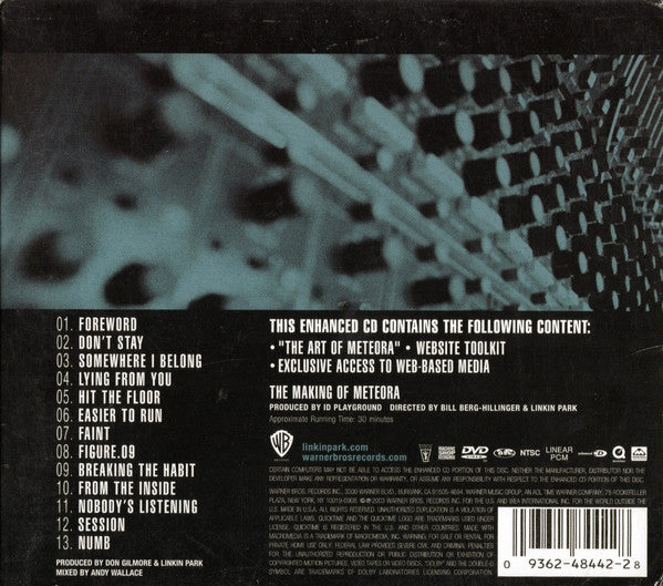 Linkin Park : Meteora (CD, Album, Enh + DVD-V, NTSC)
