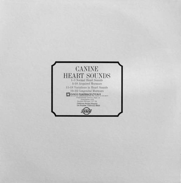 Stephen Ettinger, D.V.M. : Canine Heart Sounds (LP)