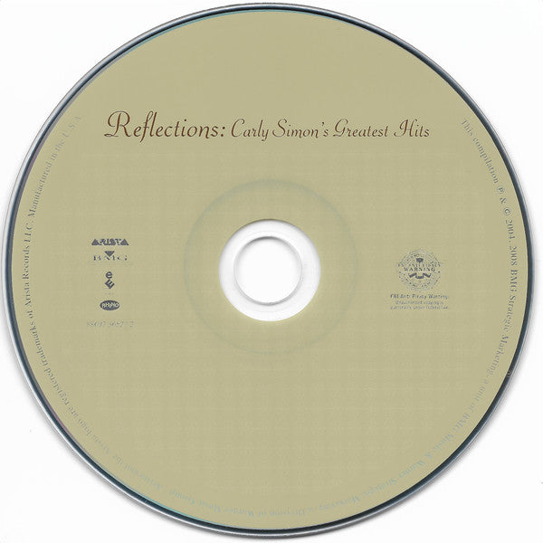 Carly Simon : Reflections: Carly Simon's Greatest Hits (CD, Comp, RE)