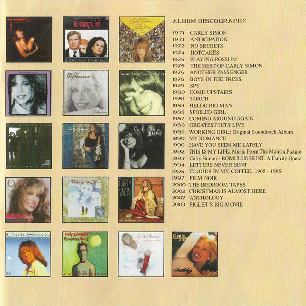 Carly Simon : Reflections: Carly Simon's Greatest Hits (CD, Comp, RE)