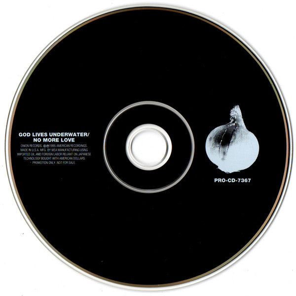 God Lives Underwater : No More Love (CD, Single, Promo)