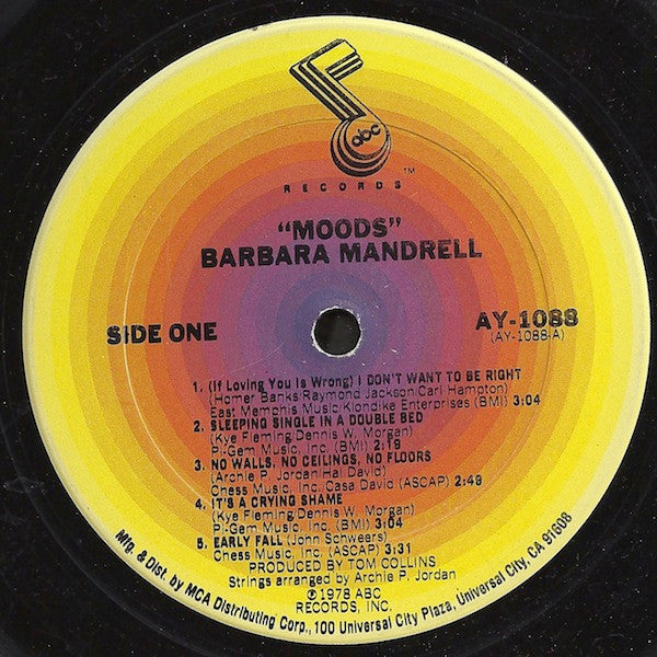 Barbara Mandrell : Moods (LP, Album, Club)