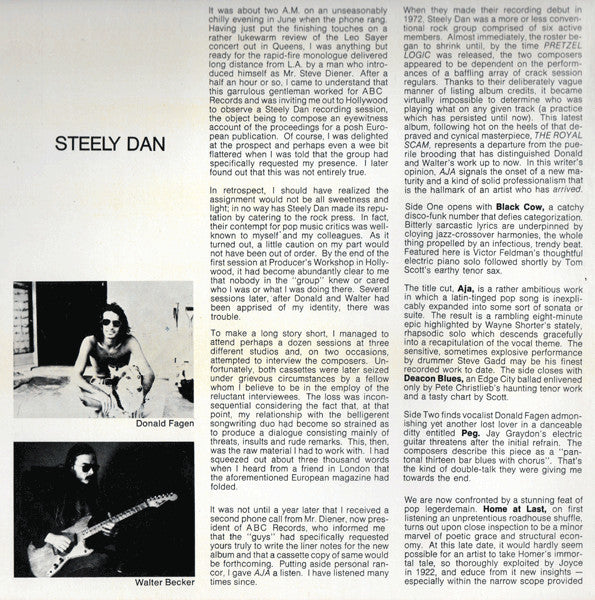 Steely Dan : Aja (LP, Album, RP, ABC)