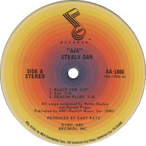 Steely Dan : Aja (LP, Album, RP, ABC)