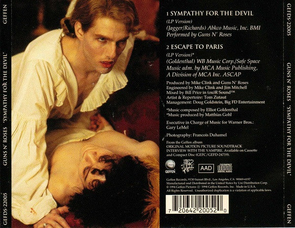 Guns N' Roses : Sympathy For The Devil (CD, Maxi)