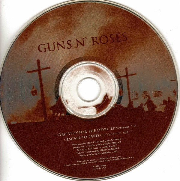 Guns N' Roses : Sympathy For The Devil (CD, Maxi)