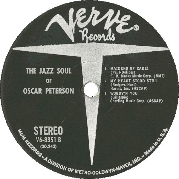 Oscar Peterson : The Jazz Soul Of Oscar Peterson (LP, Album)