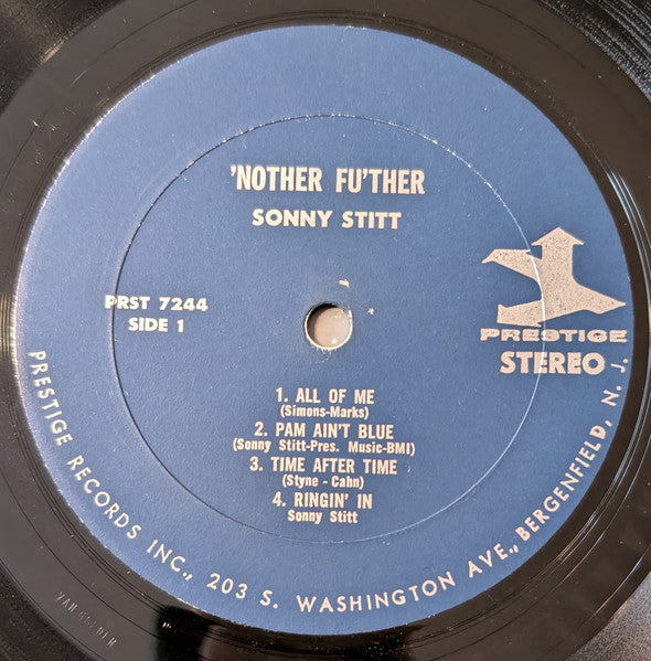 Sonny Stitt With Brother Jack McDuff : 'Nother Fu'ther (LP, Album, RE)
