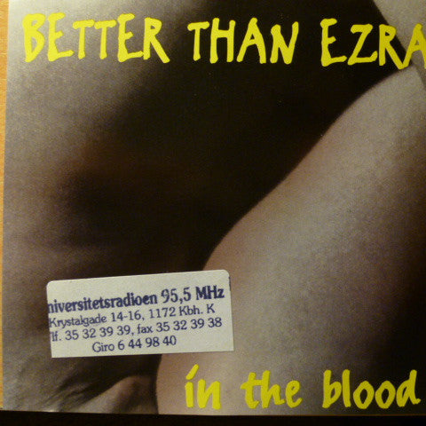 Better Than Ezra : In The Blood (CD, Single, Promo)