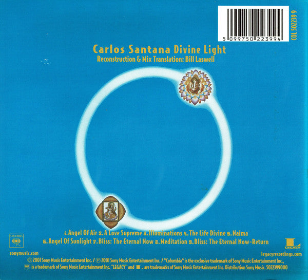 Carlos Santana : Divine Light (CD, Album, Dig)