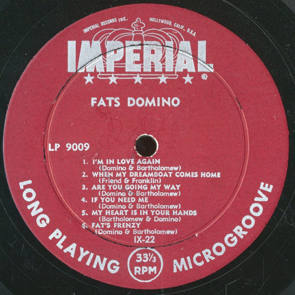 Fats Domino : Rock And Rollin' (LP, Album, Mono)