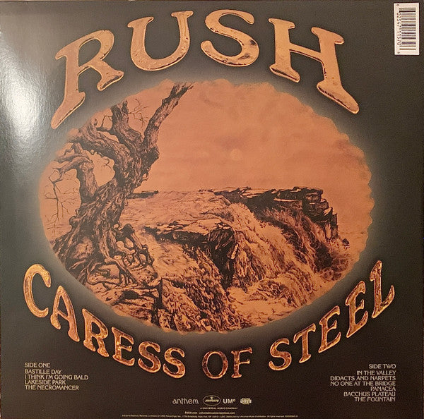 Rush : Caress Of Steel (LP, Album, RE, RM, Gat)