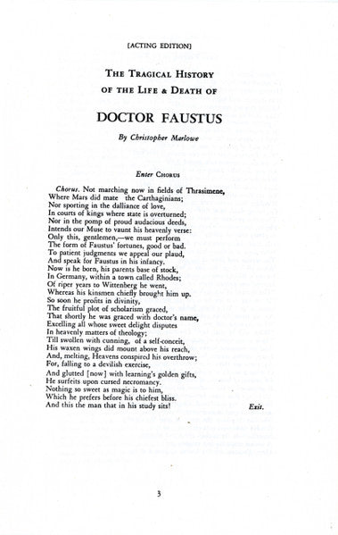 Christopher Marlowe - Frank Silvera : The Tragical History Of Dr. Faustus (LP)