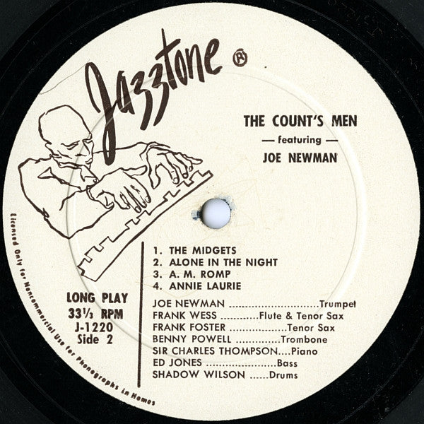 The Count's Men Featuring Joe Newman : The Count's Men Featuring Joe Newman (LP, Album)