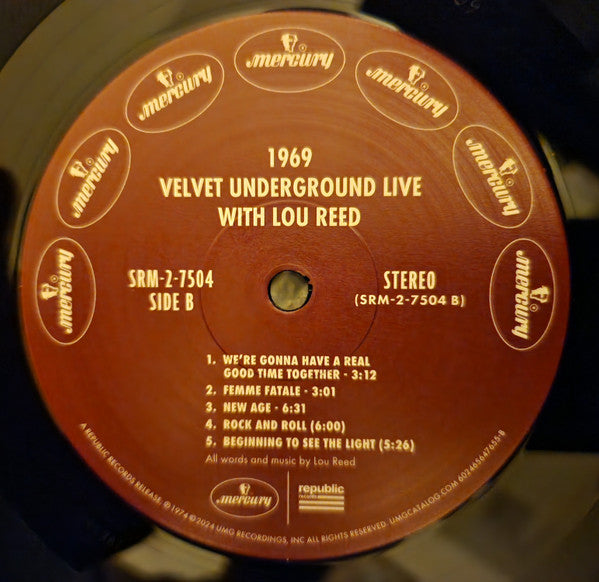 The Velvet Underground : 1969 Velvet Underground Live With Lou Reed (2xLP)