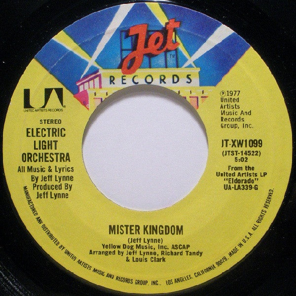 Electric Light Orchestra : Turn To Stone (7", Single, Styrene)