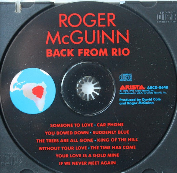 Roger McGuinn : Back From Rio (CD, Album)