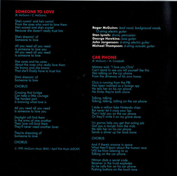 Roger McGuinn : Back From Rio (CD, Album)