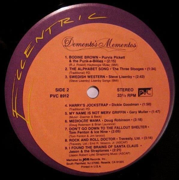 Dr. Demento : Demento's Mementos (LP, Album, Comp)