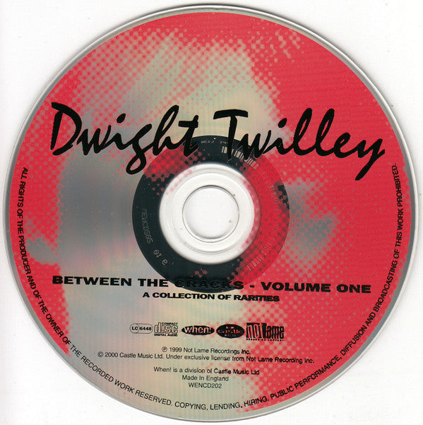 Dwight Twilley : Between The Cracks Volume One (CD, Album)