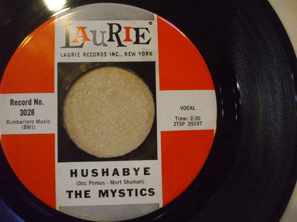 The Mystics : Hushabye / Adam And Eve (7", Single, Mon)