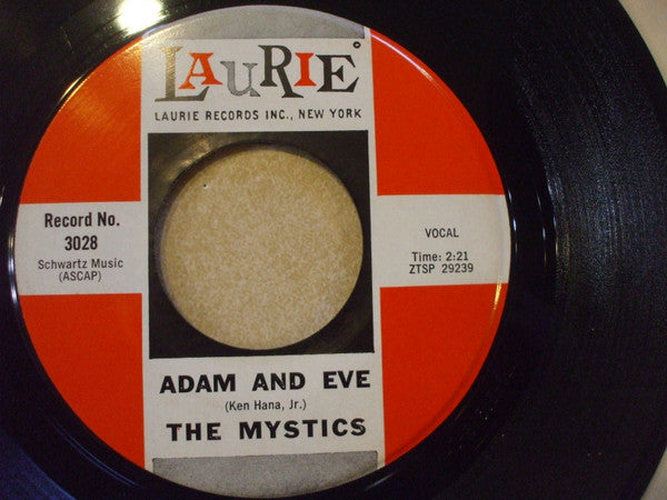 The Mystics : Hushabye / Adam And Eve (7", Single, Mon)