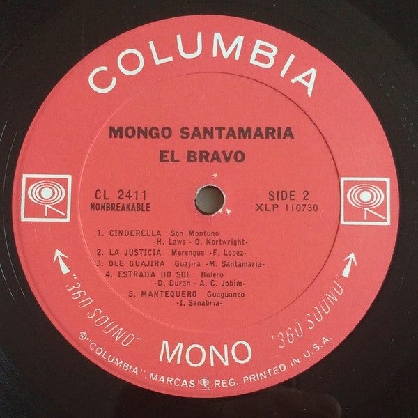 Mongo Santamaria : El Bravo! (LP, Mono)