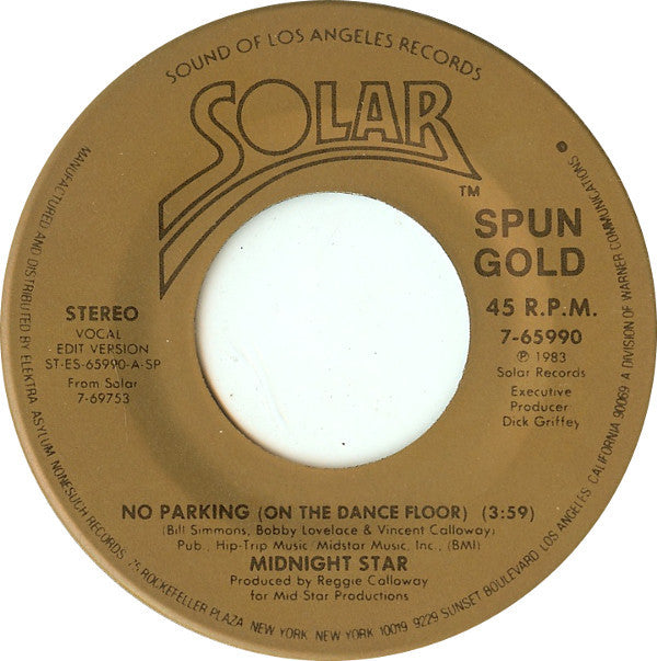 Midnight Star : No Parking (On The Dance Floor) / Freak-A-Zoid (7")