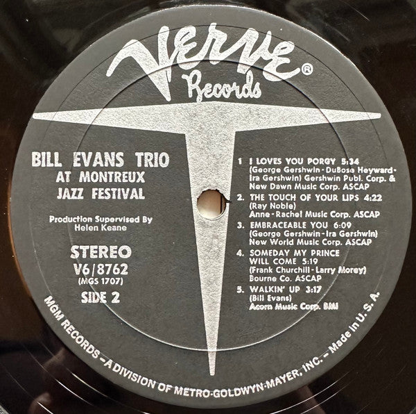 Bill Evans : At The Montreux Jazz Festival (LP, Album, Wad)