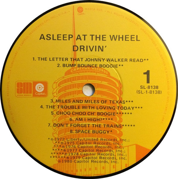Asleep At The Wheel : Drivin' (LP, Comp)