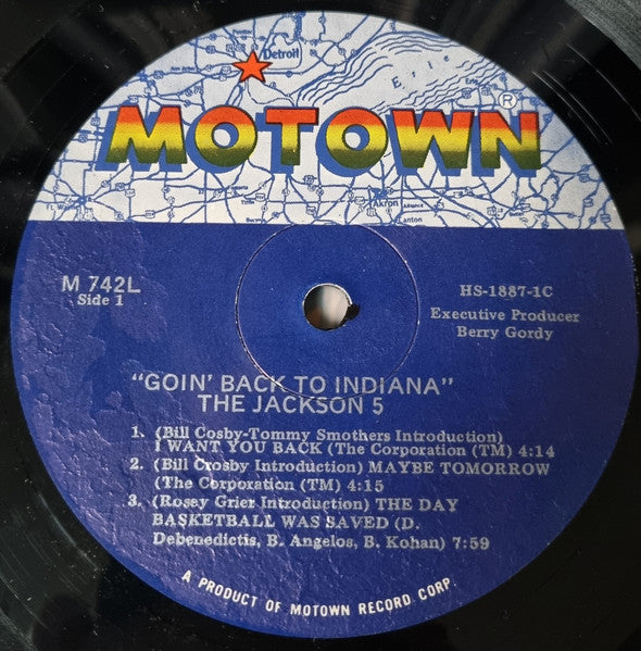 The Jackson 5 : Goin' Back To Indiana (Original TV Soundtrack) (LP, Album, Gat)