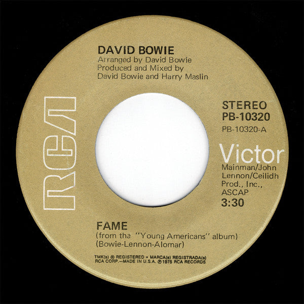 David Bowie : Fame (7", Single, Ind)