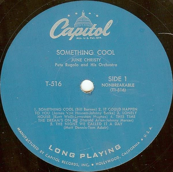 June Christy : Something Cool (LP, Album, Mono, RP)