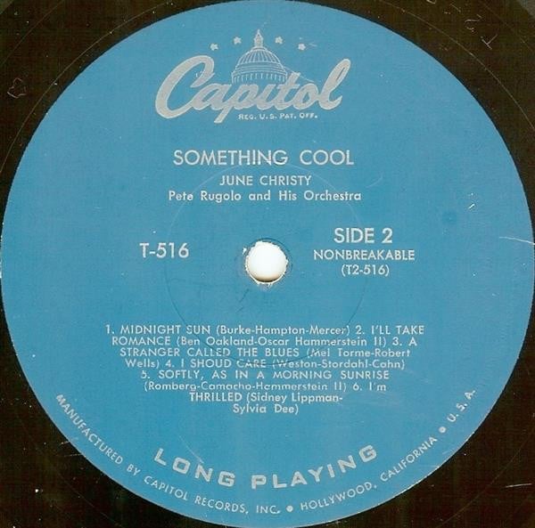 June Christy : Something Cool (LP, Album, Mono, RP)