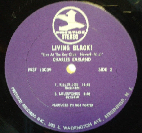 Charles Earland : Living Black! (Recorded LIVE! At The Key Club, Newark, N.J.) (LP, Album)