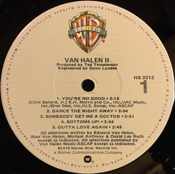 Van Halen : Van Halen II (LP, Album, Jac)