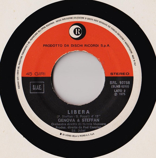 Genova & Steffan : Piano...Piano... (7")