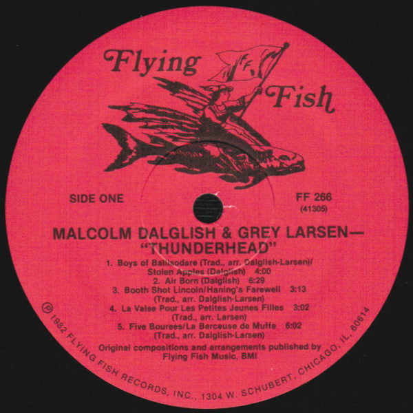 Malcolm Dalglish & Grey Larsen : Thunderhead (LP, Album, Wak)