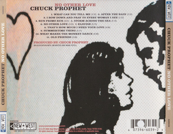 Chuck Prophet : No Other Love (CD, Album)
